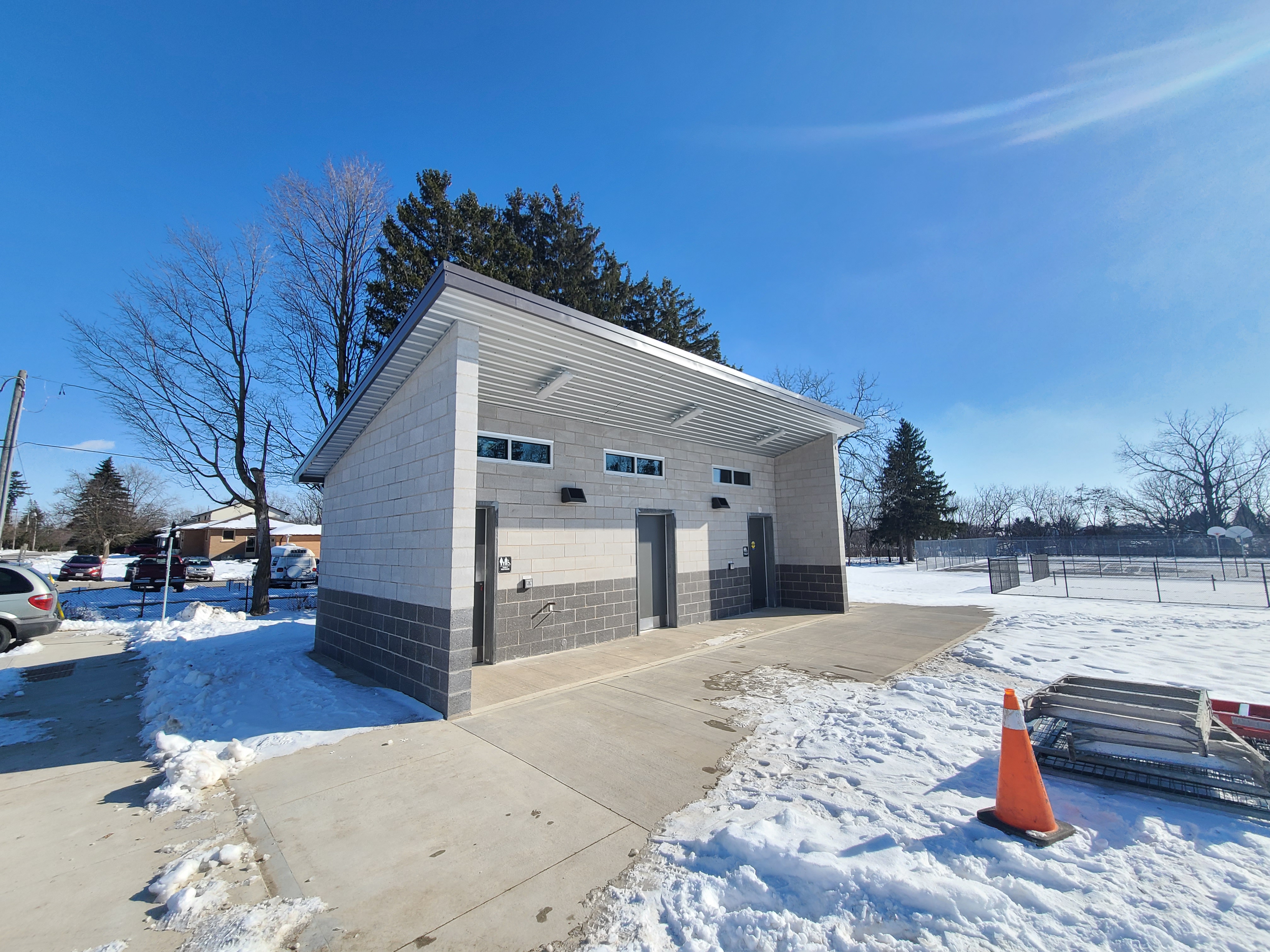 Union Street Park in Belmont, Ontario – New Service Facilities Building
